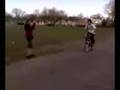 videos de Sean cannot brake the cheap bike!!!