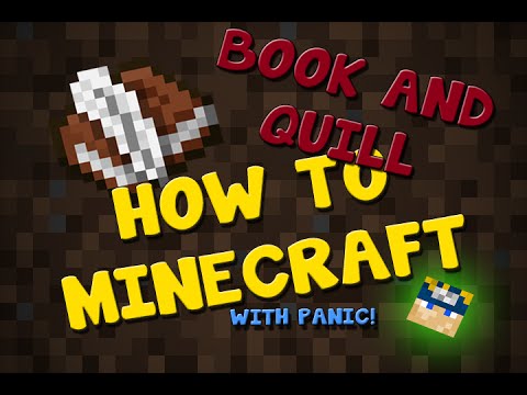 how to make a book and quill in minecraft 1.7.2