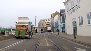 Along Weymouth Harbour Tramway (Quay Tramway or Harbour Tramway) mockup
