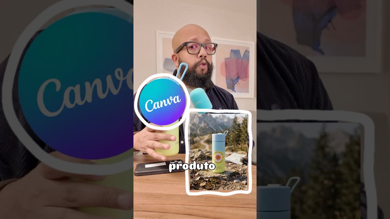Novo Canva IA 2.0 é Incrível - como criar fotos de produtos com 1 clique.