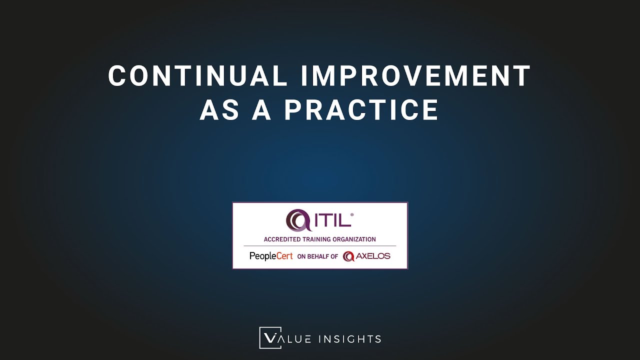 Continual Improvement as a Practice