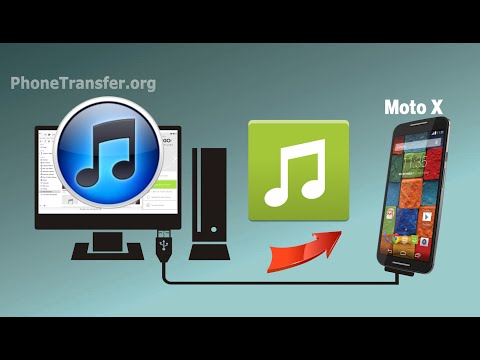 how to sync itunes with moto x