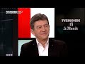 apr�s son passage une nouvelle fois r�ussi chez laurent ruquier ce samedi soir 20 avril 2013, jean-luc m�lenchon �tait ce dimanche sur tv5 monde et rfi, dans...