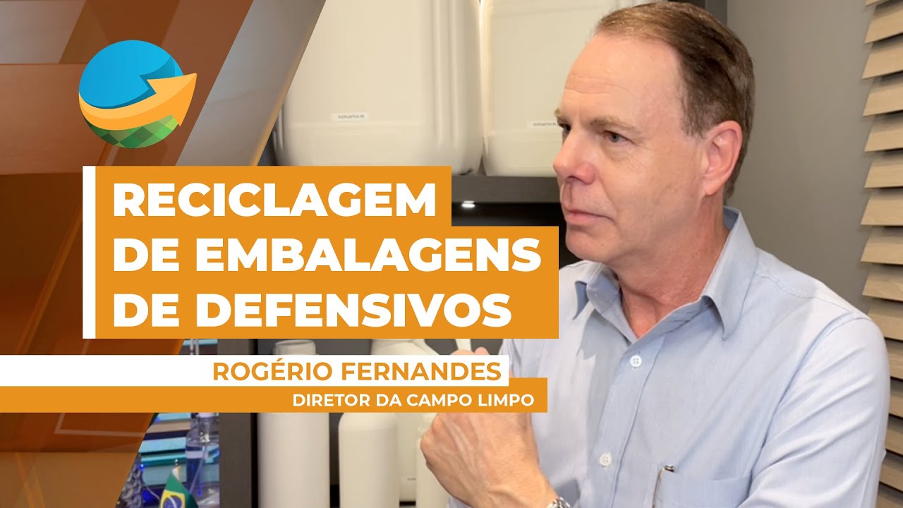 Embalagens usadas de defensivos agrícolas são matéria prima para novas embalagens do setor