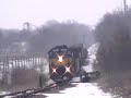 IC&E 6212 west slides down the hill at Pingree Grove, IL. IC&E 6212 west slides down the hill at Pingree Grove, IL.