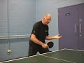 How to Play a Table Tennis Backhand Drive - Stage 1 Control