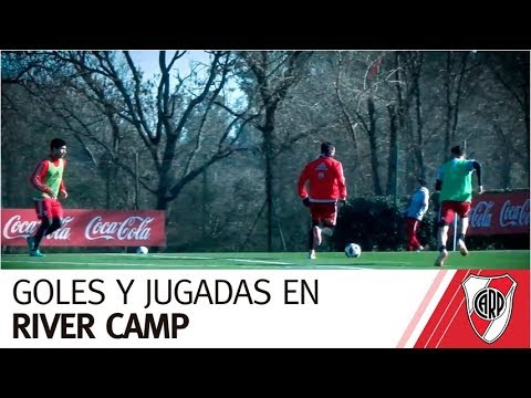 Goles y jugadas en el entrenamiento