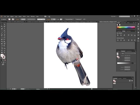 how to eliminate white background in illustrator