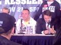 Ward - Kessler post fight presser - clip 7