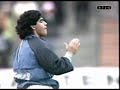 Maradona - Riscaldamento Bayern-Napoli