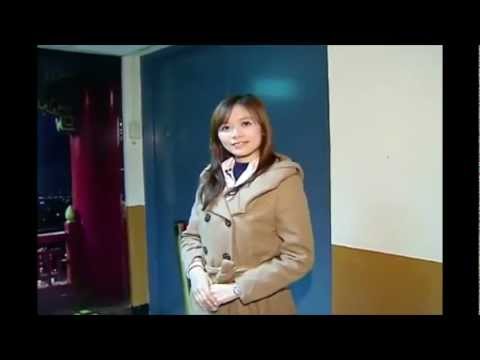 Asian Reporter Screams Down Slide