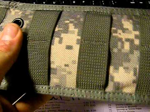 how to attach knife sheath to molle