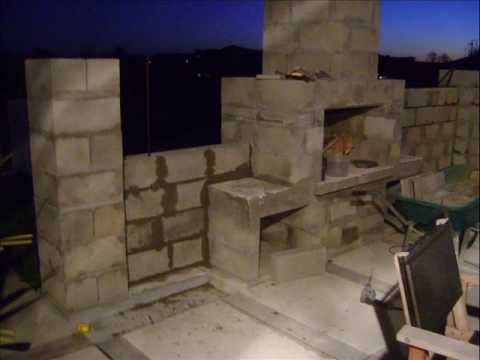 how to build outdoor fireplace