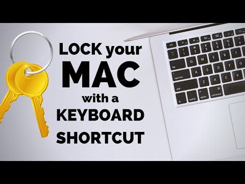 how to lock mac screen shortcut