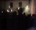 Grande finale fire show at Protivin Chateau