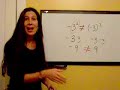 Exponents: Is the Answer Positive or Negative?