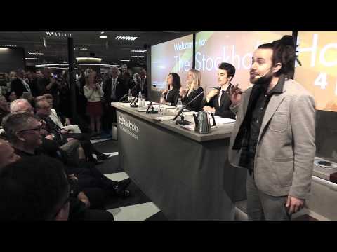 stockholm business region - A remixed, analog version of Stockholm iPad act, performed with office supplies and groovy drummers at MIPIM 2014 in Cannes. On behalf of Stockholm Business ...