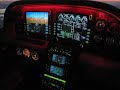 Evening flight in the Cirrus SR22