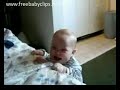 Baby with a funny laugh This kid knows what he likes and he isnt afraid of showing it In 20 years we are going to be hearing his voice as the evil laugh of bad guys in every movie I never thought so many babies had so many different and crazy laughs They also find the oddest things funny This baby boy enjoys having a bottle pulled away from him as he tries to drink from it As always very cute see more at www freebabyclips com baby funny laugh baby laugh humour funny cute smile at www freebabyclips com