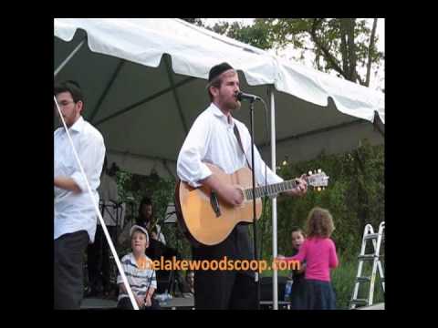 Eli Beer and Shimmy Miller at a Lakewood BBQ
