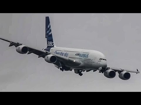 airbus - Wanna see, what happens if you place two former military pilots of the French Navy in the cockpit of an Airbus A380? A vertical take-off and some acrobatic m...