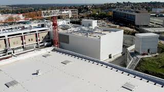 Planta industrial de producción cosmética – Vista aérea