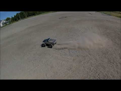 Vintage Nitro RC Converted to Brushless with Banggood RacerStar f540 Motor and ESC Combo