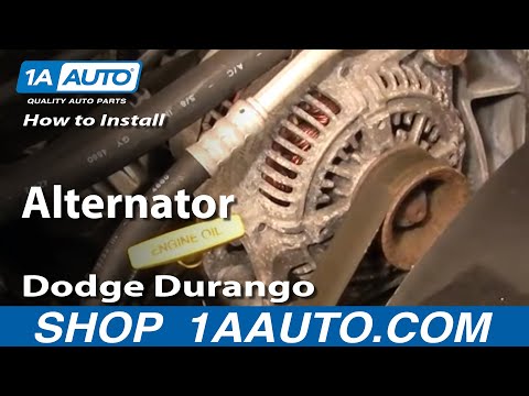 How To Install Replace Alternator Dodge Durango Dakota 98-03 1AAuto.com