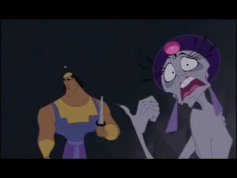 kronk - Another funny scene in The Emperor's New Groove in which Kronk talks to his shoulder angel and shoulder devil.