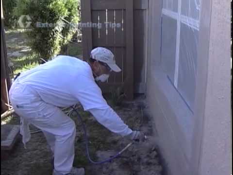how to exterior paint