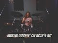 Maxine Behind the Drums