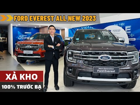 FORD EVEREST 2023 GIÁ TỐT XẢ KHO |KM 100% TRƯỚC BẠ + QUÀ TẶNG CHÍNH HÃNG |TẤN DUY SÀI GÒN FORD|