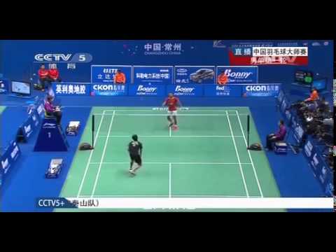 2014 China master R32 Lin dan [VS】Thammasin Sitthikom