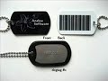 Barcode Dogtags Barcode Dogtags