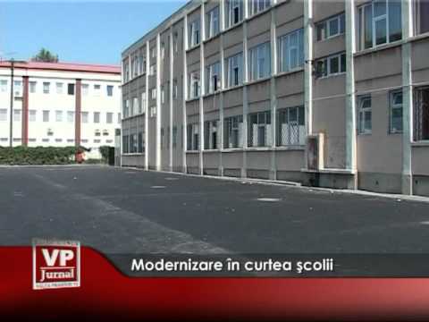 Modernizare în curtea şcolii