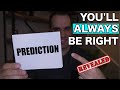 Mentalism/Prediction Trick That Will FOOL EVERYONE, Revealed! Tutorial ..