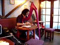 Jack Shuttleworth plays harp