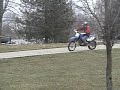 dirtbike whellie
