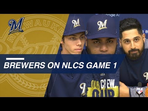 Video: Brewers on Game 1 matchup with Dodgers