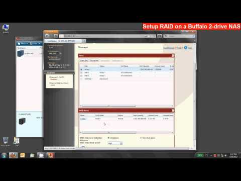 Set up RAID on Buffalo Two-Drive LinkStation or TeraStation NAS