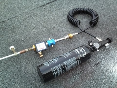 Airgun - A step-by-step tutorial about how to make a cheap semi-automatic airgun. To buy the parts, search