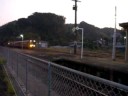 九州横断特急８号別府行き　豊後竹田駅到着