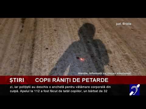 Copii răniți de petarde