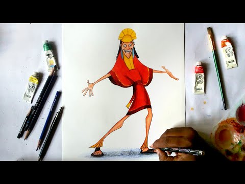 how to draw kuzco