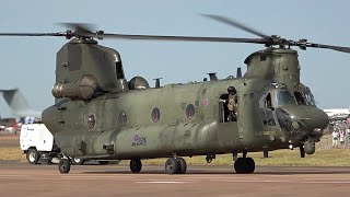 Impressive CH-47 Chinook Helicopter Startup and Ta