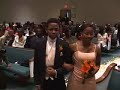 The wedding processional. Shout out to the band 