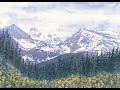 Painting Wild Places With Watercolors: Trail Ridge Overlook