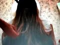 Unbraiding and combing very long hair