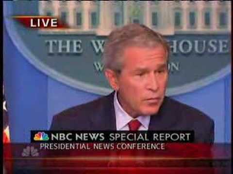 Bush Presser War Fatigue