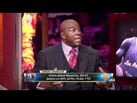 Magic Johnson and Jon Barry say Jeremy Lin is for real - Feb 19, 2012